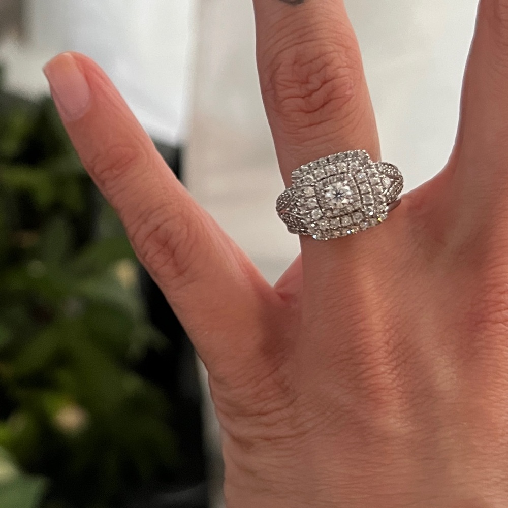 Size 5 wedding band set